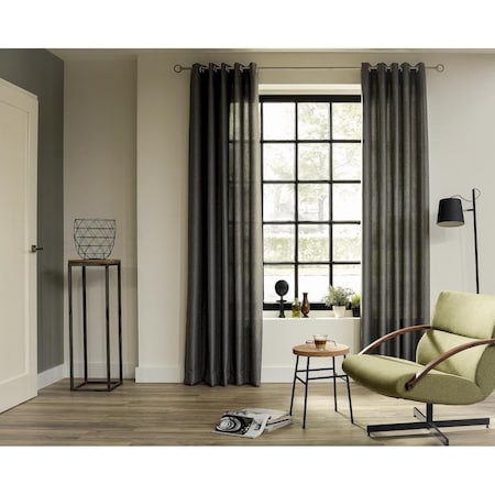 Kd Mueble 20 mm 63 in. Intensions Single Curtain Rod Kit, Brushed Nickel KD3044392